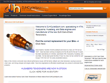 Tablet Screenshot of djhcyclesport.com